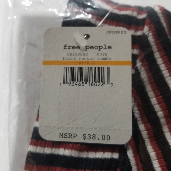 Free People Show Me Ribbed Striped Tube Top - Picture 10 of 11